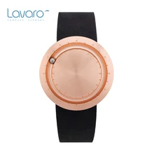 LAVARO Women Dress Watch Ultra Thin Stylish Luxury Rose Gold Stainless Steel Quartz Watches Leather Best Gift For Ladies