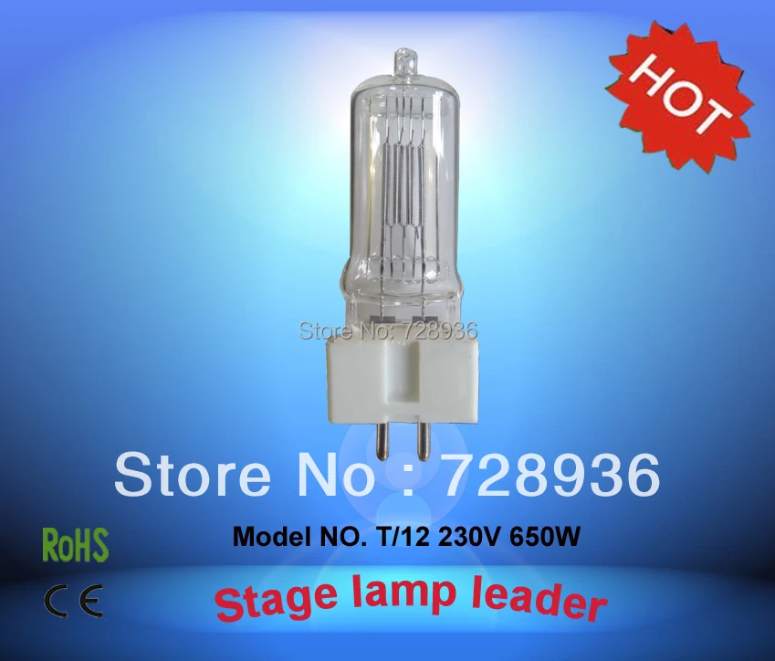 Новая кварцевая лампа Changsheng для вечеринки T/12 GX9.5 230В 650 Вт Вращающаяся танцев|light