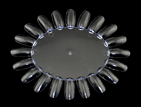 

Free Shipping Wholesales10PCS transparent tips nail art display wheel Nail Polish Color Chart Display