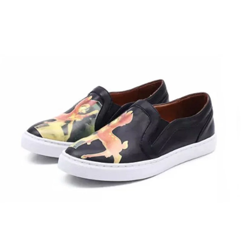 Automne 2018 Petite Bout Bas En multi Mocassins Casual Chaussures Plat Paresseux Rond Noir De Single Sauvage Mobeini Femmes Nouveau Cuir 7vXzq7I