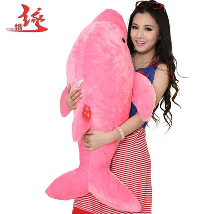 

large 90cm pink or blue dolphin plush toy ,Christmas Gift w9694