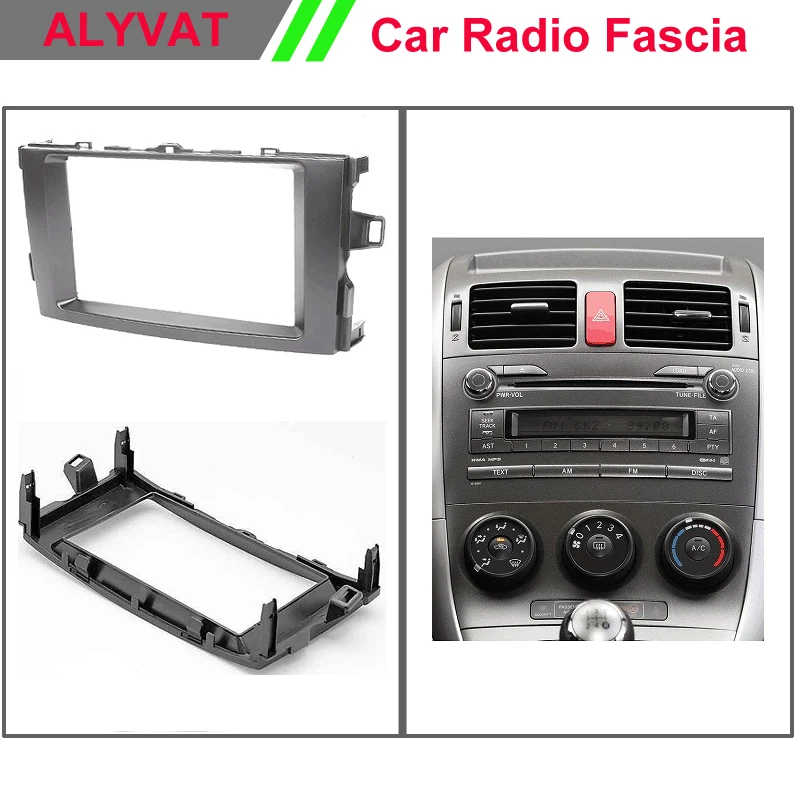 

Facia face dash install fitting trim kit for TOYOTA Auris 2006-2012 Stereo Fascia Dash CD Trim Installation Kit