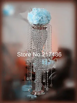 

new gold or sliver flower stand / metal flower vase centerpieces for wedding decoration