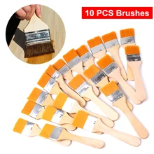 10 шт./компл. Новое поступление деревянные картины кисти Книги по искусству ists акриловая живопись маслом инструмент Книги по искусству комплект поставки купить больше скидка