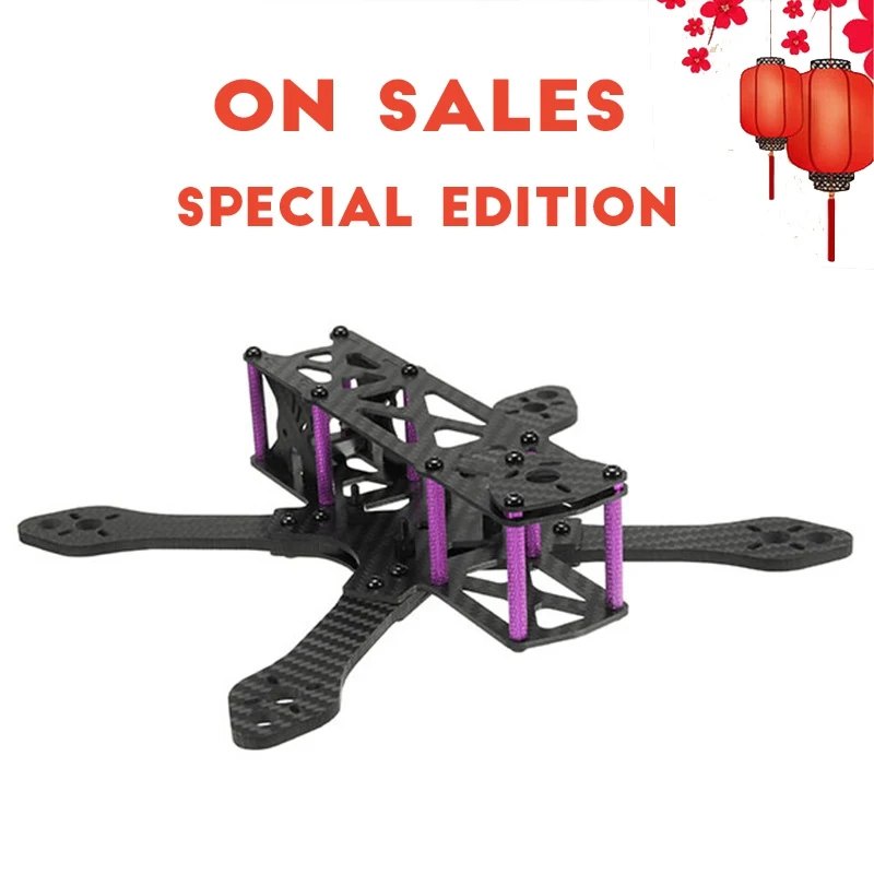 Квадрокоптер гоночный из углеродного волокна FPV 215 мм ГГц|frame kit|spare partsfpv racing frame |