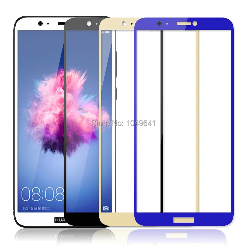 KHW1772_7_High Quality 2.5D Full Screen Cover Tempered Glass Screen Protector for Huawei P Smart 5.65 inch