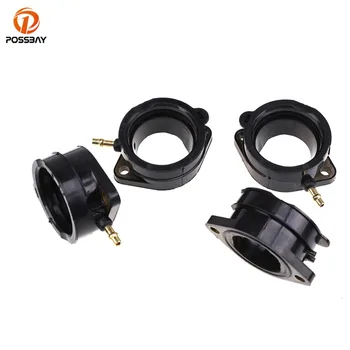 

POSSBAY Motorcycle Carburetor Interface Adapters Moto Part Intake Manifold Boot for Kawasaki ZX1200C ZZR1200 2002 2003 2004 2005
