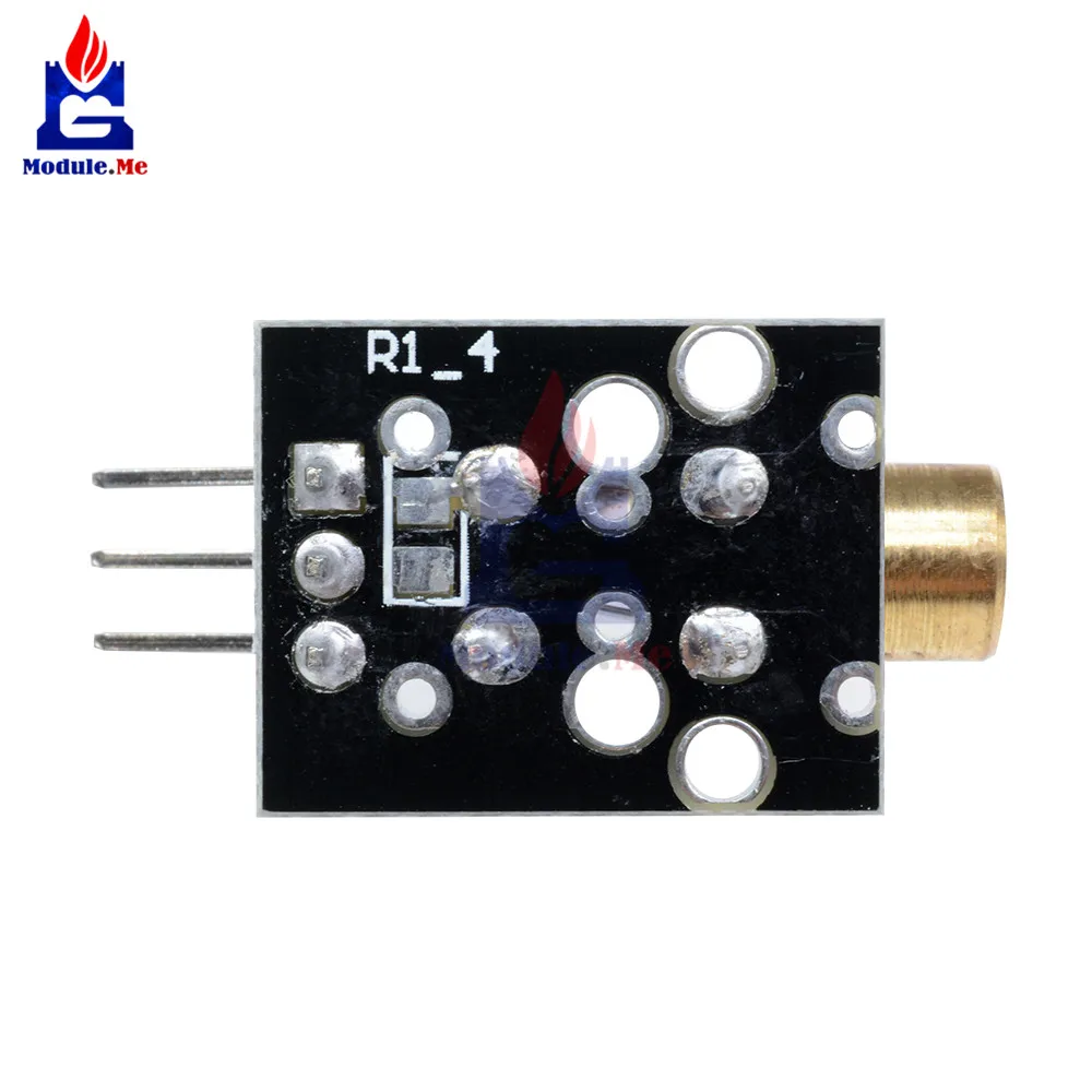 2 шт. KY-008 650 нм 5В красный лазерный датчик 6 мм 5 мВт модуль передатчика Dot диод Медная головка для Arduino совместимый UNO MEGA 2560