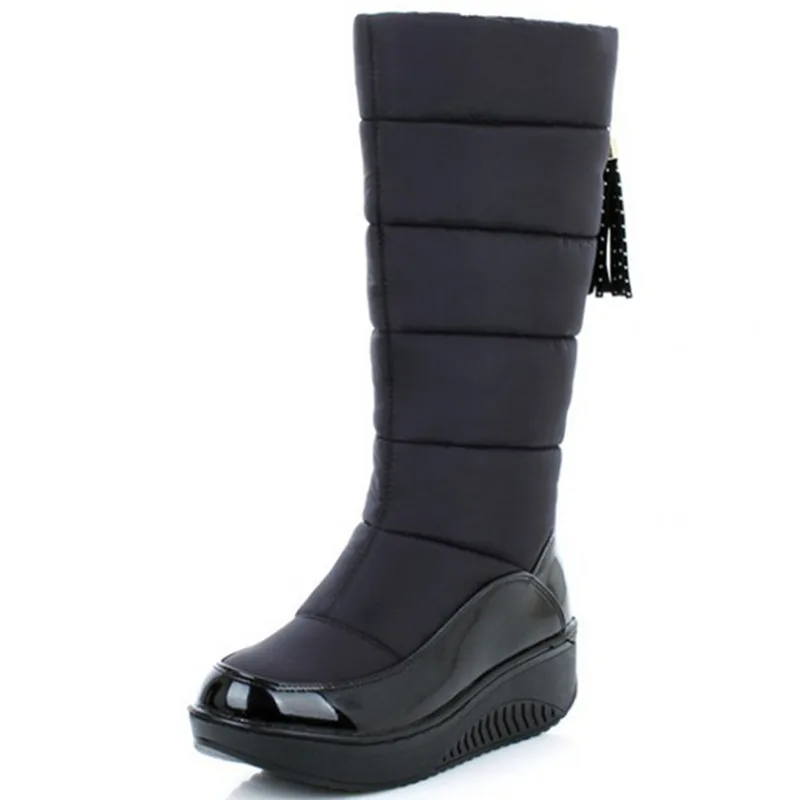 

Christmas Shoes Woman Winter Boots Women Fashion Plush Snow Boots zapatos de mujer Outdoor Anti-skid Rainboots Platform Boots