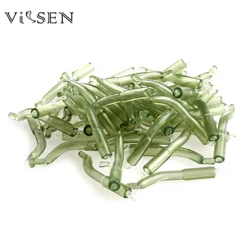 

Vissen carp hook sleeve Hair Rig 50pcs Fishing hook sleeve Tube Carp Fishing Accessories Carp Hook Sleeve Fish Tool