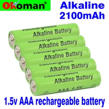 4~ 20 шт бренд AAA батарея 2100mah 1,5 V Щелочная AAA аккумуляторная батарея для дистанционного управления игрушечный светильник Batery