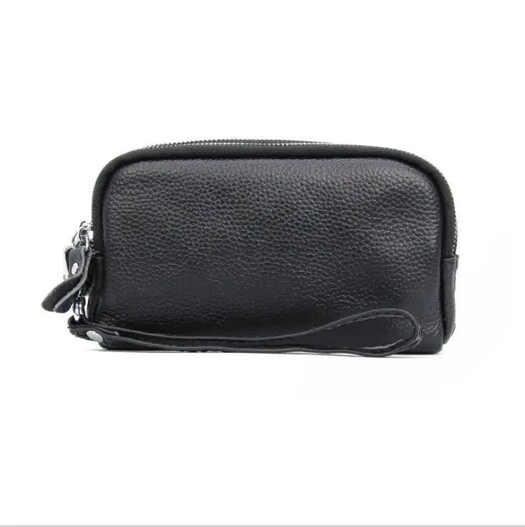Long Women Wallet Genuine Leather 3 layers Zipper Wristlet Bag Big Capacity Lady Clutch Coin Purse Mobile phone bag 4 colours Long Women Wallet Genuine Leather 3 layers Zipper Wristlet Bag Big Capacity Lady Clutch Coin Purse Mobile phone bag 4 colours