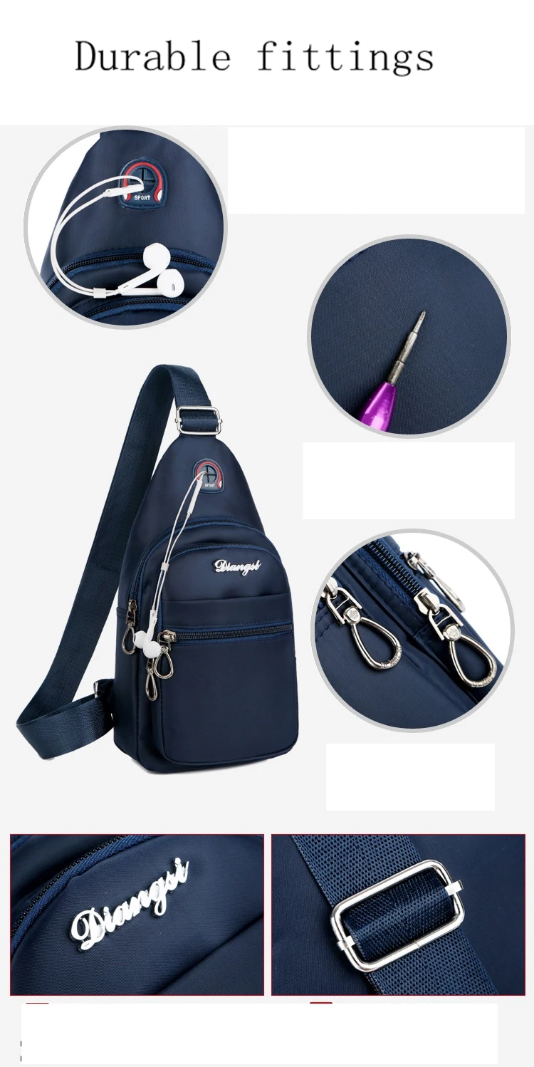 Bolsos Mujer сумка-мессенджер Мужская Оксфорд многофункциональная нагрудная сумка на плечо для мужчин повседневная сумка через плечо BolsasSummer короткая сумка для путешествий