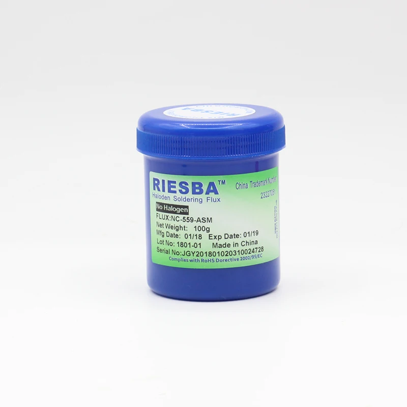 RIESBA 100 г NC-559-ASM флюс сварочная паста цилиндр сварные Сварочные Фитинги(1 шт./лот 2 шт./лот) 9 unid шаблон канифоль флюс