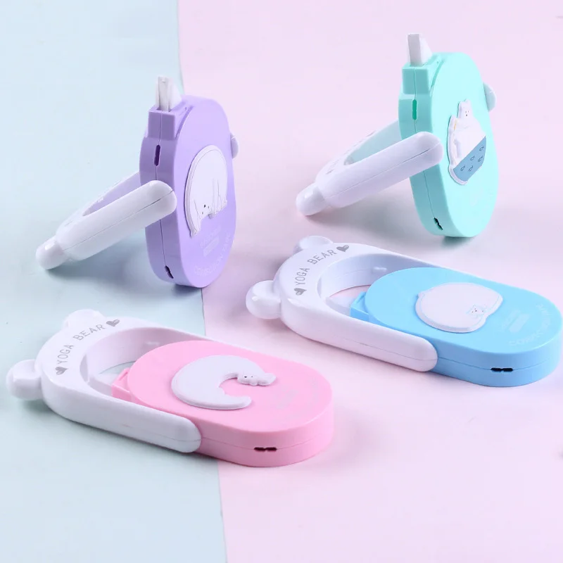 

Cute Cartoon Creative Animal Bear Kawaii Cat Ears Correction Tape for Kids School Supplies Korean Stationery Student Gift