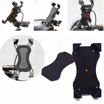 

One-button contraction mobile phone holder bicycle motorcycle mobile phone holder waterproof and shockproof for Indian Triumph