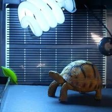 "Лучший" 1/5 шт E27 ультрафиолетовых лучей спектров 13 Вт свет для рептилии лампа УФ лампа для черепаха кальций 889