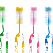 2 шт./компл. новая бутылка для детского молока щетки для бутылочки для кормления носик трубка теат губка для кормления малыша щетка для чистки бутылки набор кистей для чашки