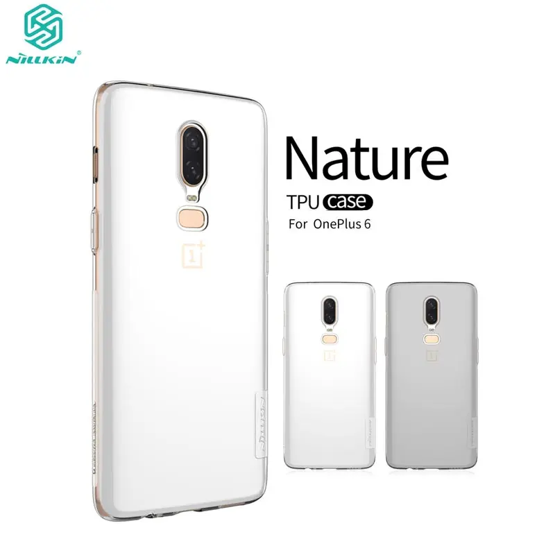 

Oneplus 7 Pro Case Casing Nillkin Nature Series Transparent Clear Silicon Back Cover TPU Case For Oneplus 7 7T 5T 5 3 3T 6T