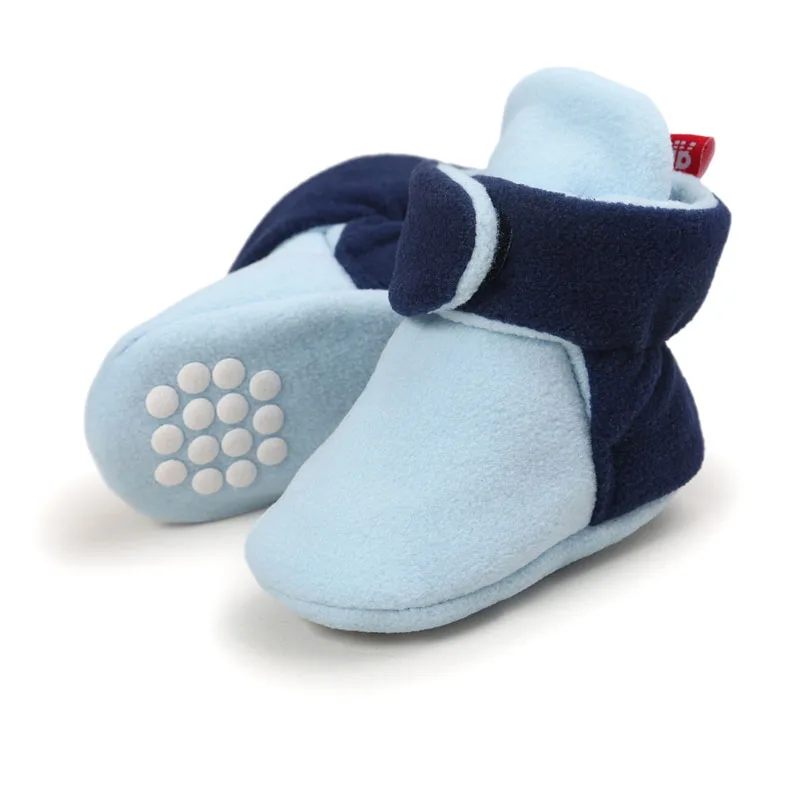 Зимние теплые ботинки унисекс из искусственного флиса для новорожденных; классические ботинки для мальчиков и девочек - Цвет: Model 10
