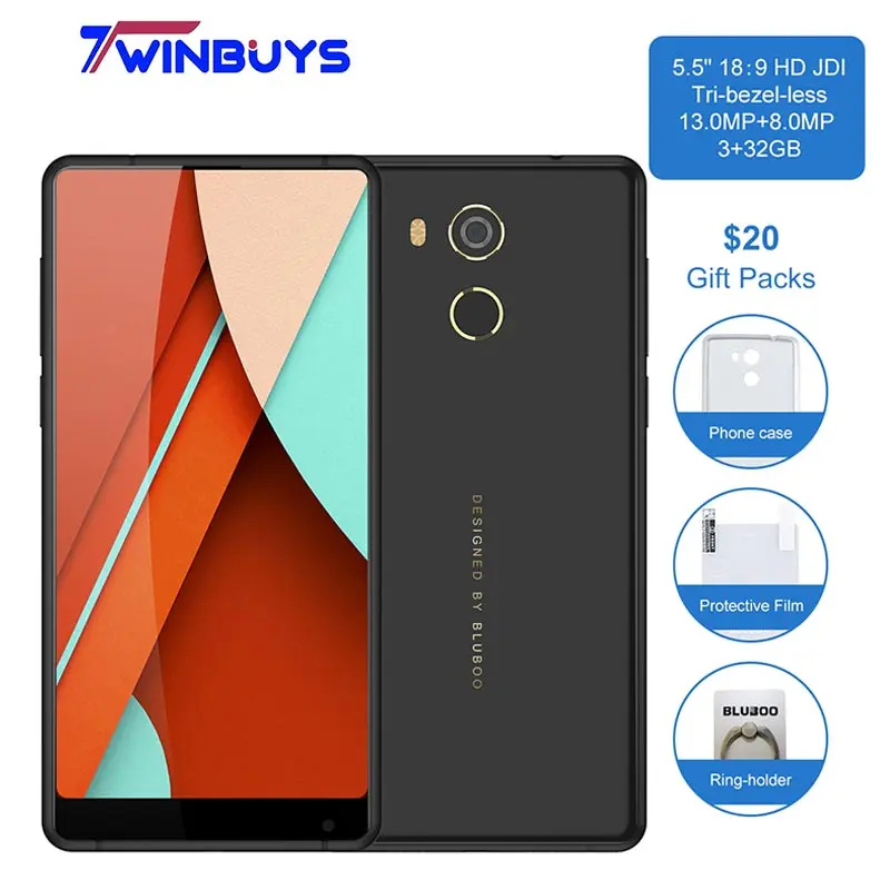 BLUBOO D5 PRO смартфон 5 &quot18:9 дисплей 3 Гб оперативной памяти 32 встроенной MTK6737 Quad core