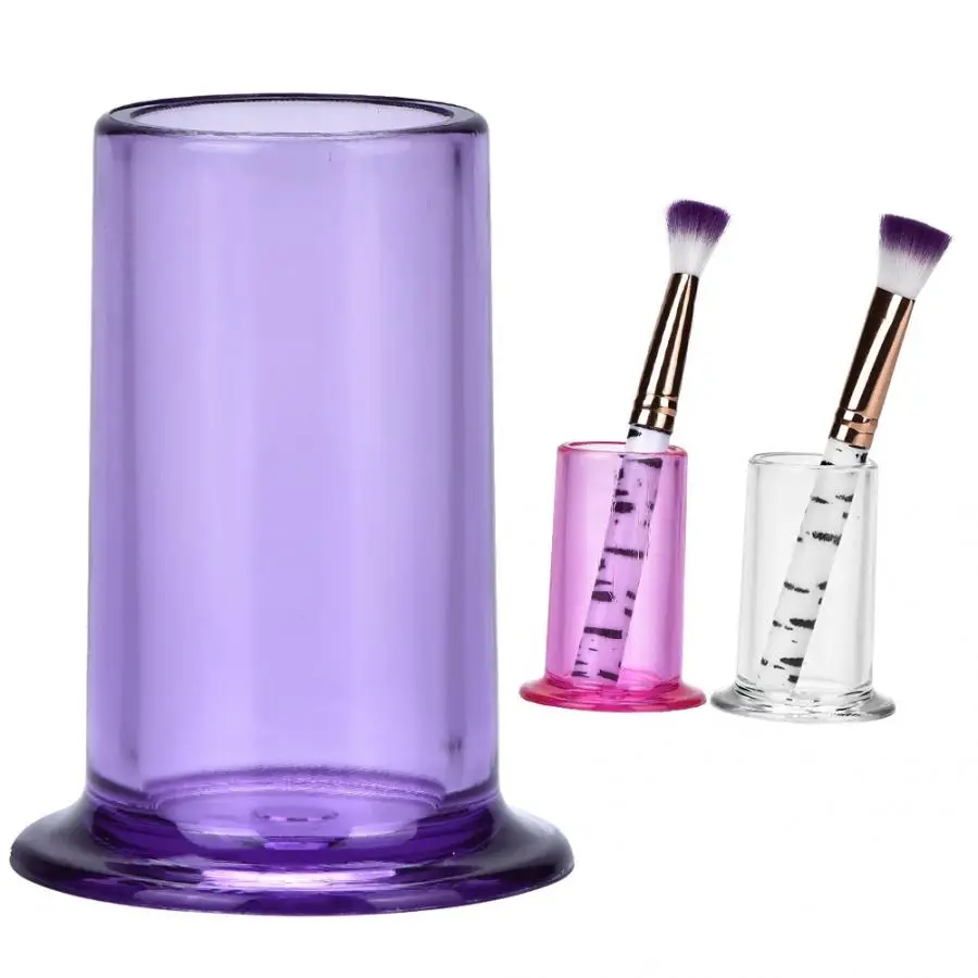 

3 Colors Nail Art Brush Pen Storage Holder Makeup Brushes Organizer Manicure Tools Container