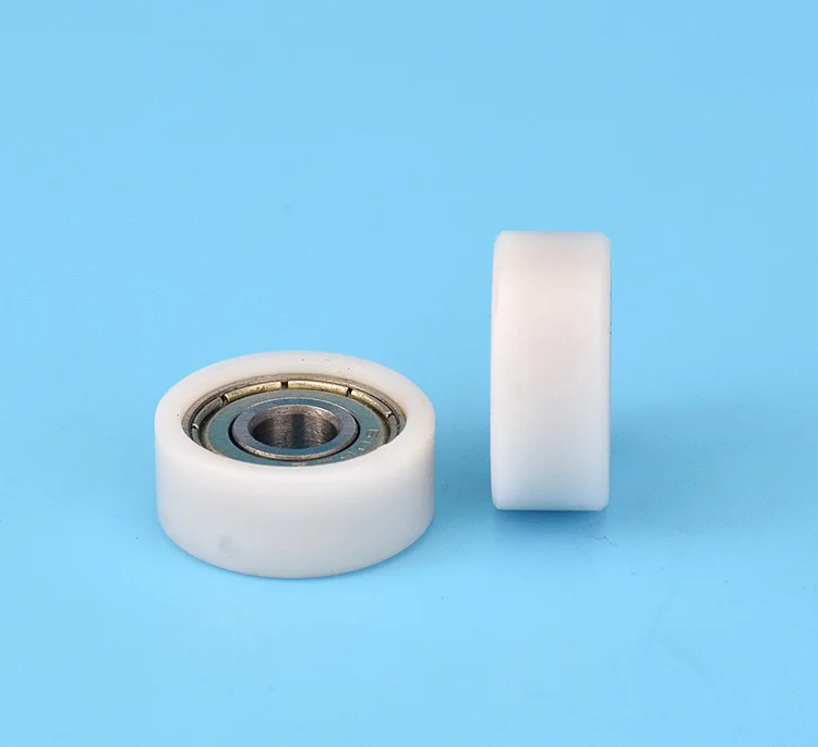 6*20*8,5 мм плоское колесо плоский пакет пластиковый подшипник шкив POM дверной и оконный ролик резиновый маленький ролик колеса
