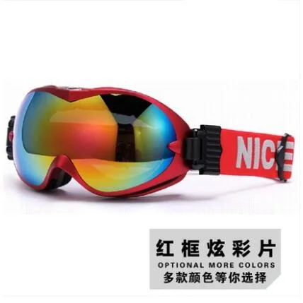 Распродажа новые лыжные очки многоцветные/двойные линзы с защитой от ультрафиолетовых лучей противотуманные зимние лыжные очки - Цвет: C19
