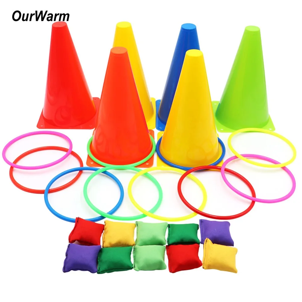 1 набор игр на день рождения OurWarm игры открытом воздухе в виде кольца подарок для