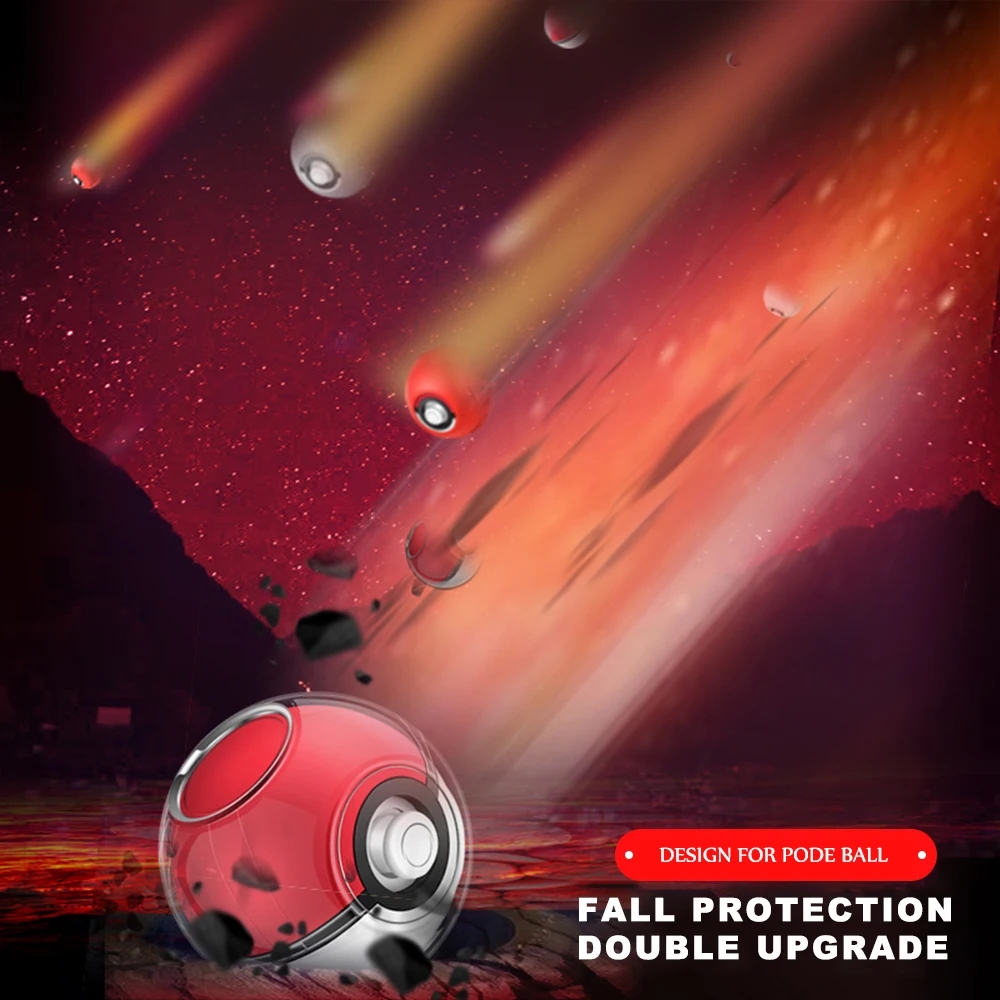 Защитный чехол с кристаллами для nasud Switch NS Poke Ball Plus защитный жесткий Pokeball Nintendo