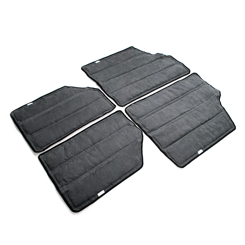 Grey Black Hard Top Insulation Kit For Jeep Wrangler JK 12 16 2 Door