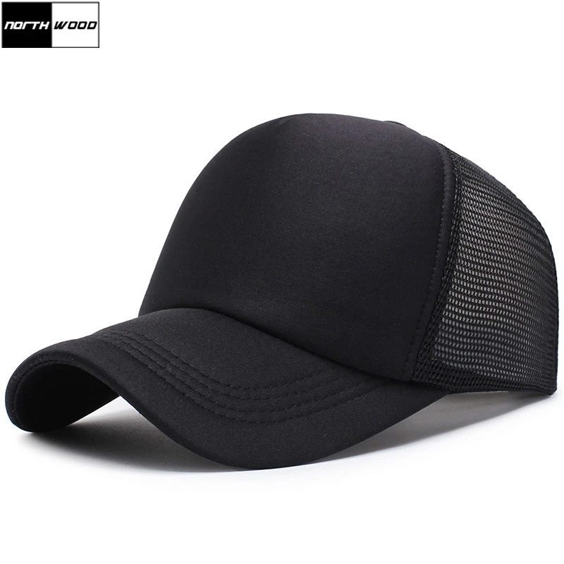 

[NORTHWOOD] 2019 Fashion Mens Trucker Caps Women Summer Cap Mesh Baseball Cap Snapback Hats Gorra Casquette Homme