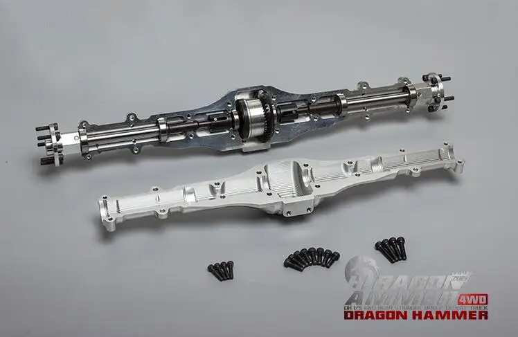 

FID Racing CNC alloy rear solid axle system / housing for Dragon Hammer 1.0 2.0 rc car 1/5
