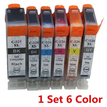 

PGI-525 CLI-526 PGI-525XL PGI 525XL PGI525 PGI525XL Ink Cartridges Replacement For Canon Pixma MG5250 MG5350 IX6550 MX885 MX895