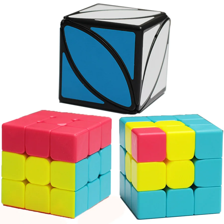 Странная форма 3x3x3 лист магия куб обучающий игрушечные лошадки для детей 5 лет девочка мальчик класс подарок
