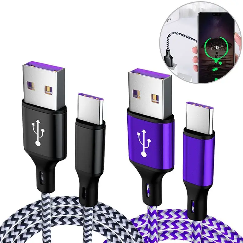 LANCASE USB C Quick Charge 3 0 5A Type кабель для Huawei Mate 20 Pro/P20 Lite 1 Быстрая зарядка передачи данных
