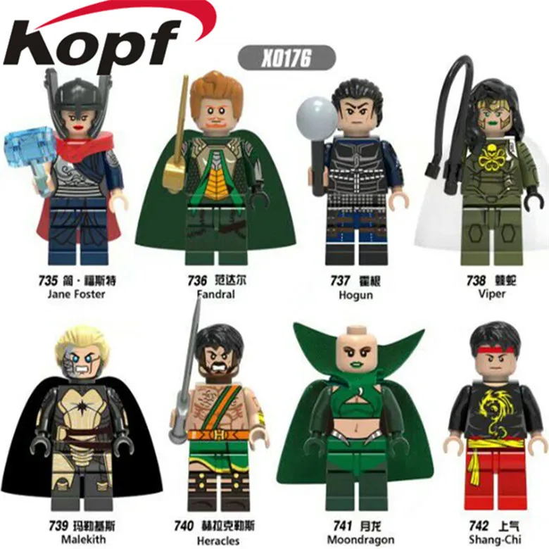 

X0176 Singel Sale Building Blocks Star War Jane Foster Fandel Hogun Viper Malekith Bricks Figures Action For Children Gift Toys