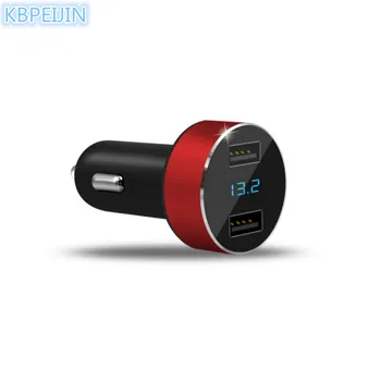 

Dual USB Charger with LED Screen Smart Auto Car Adapter for DACIA key logan duster sandero lodgy sandero stepway dok accessories