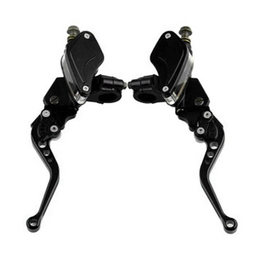 Универсальный 7/" 22 мм Гидравлический тормозной цилиндр и сцепления Рычаг cnc алюминий черный