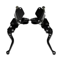 Универсальный 7/" 22 мм Гидравлический тормозной цилиндр и сцепления Рычаг cnc алюминий черный