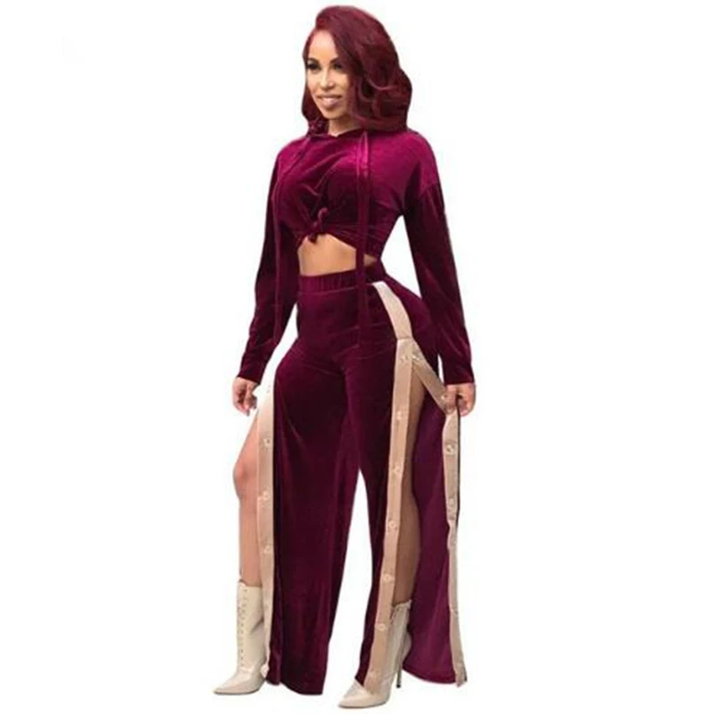 velvet sweat suit