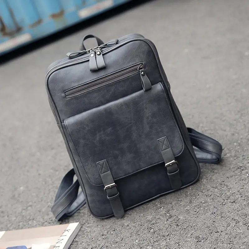 Модный Дорожный рюкзак из искусственной кожи для мужчин и женщин Macbook Air Pro 11 12 13 15