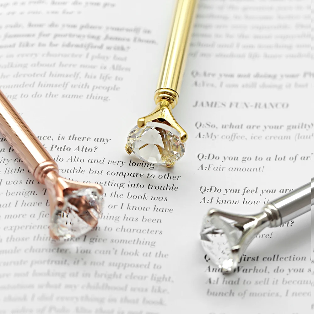 Jóia de Presente de Cristal Caneta com o Logotipo de Impressão Lote Caneta Diamante Rainha Dhl Frete Grátis 100 Pçs - 9 Canetas esferográficas