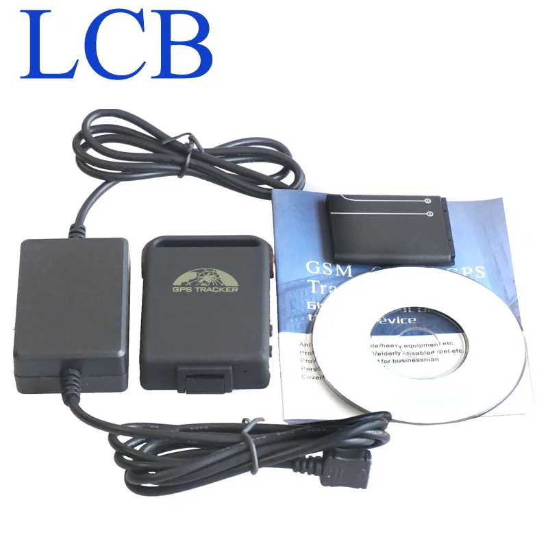 Портативный Gps трек Coban TK102B с разъемом для памяти и встроенным датчиком удара или