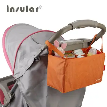 

Fashion Baby Dipaer Bag Nappy Bag For Stroller Waterproof Stroller Organizer