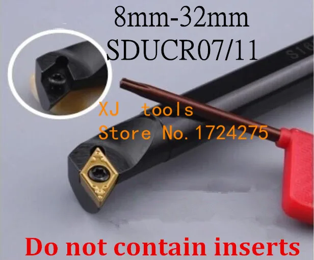

1PCS 8mm 10mm 12mm 14mm 16mm 20mm 25mm 32mm SDUCR07 SDUCR11 SDUCL07 SDUCL11 the Right/Left Hand CNC Turning Lathe tools