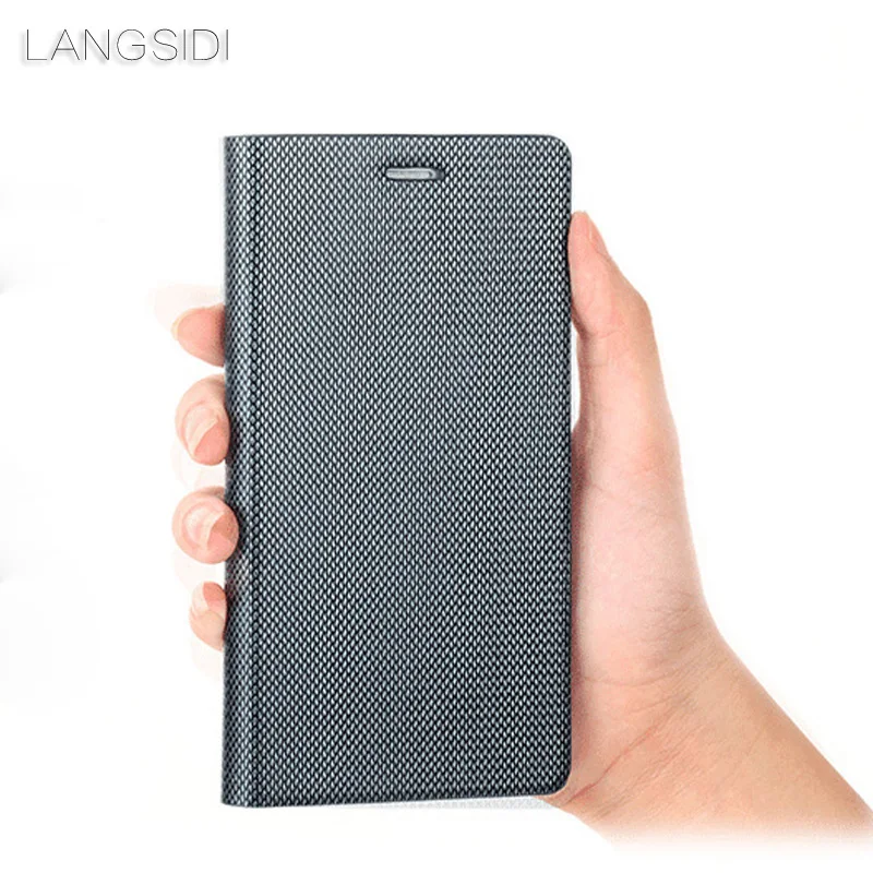 Wangcangli Merek Asli Kulit Phone Case Pola Berlian Clamshell Handphone Shell untuk Nubia M2 Semua Buatan Tangan