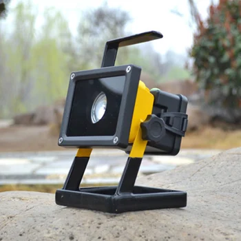 

220v outdoor emergency rechargeable spotlight 30w aluminum portable spotlight white high power mobile floodlight flashlight