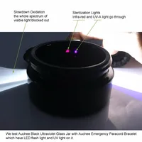 5ml to 1000ml Black Ultraviolet Glass UV Jars Wax Oil Concentrate Jar Airtight Container For Photosensitive Stuff Storage 2