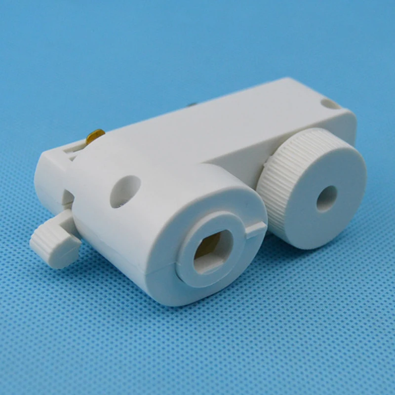 LED Track Light Head Metal Halide Track Lighting Accessories two wire guide rail connector shell spotlights track box